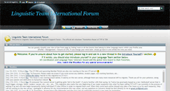 Desktop Screenshot of forum.linguisticteam.org